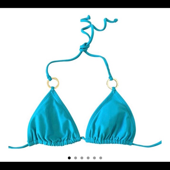Luli Fama Other - Luli Fama Turquoise Bikini Top